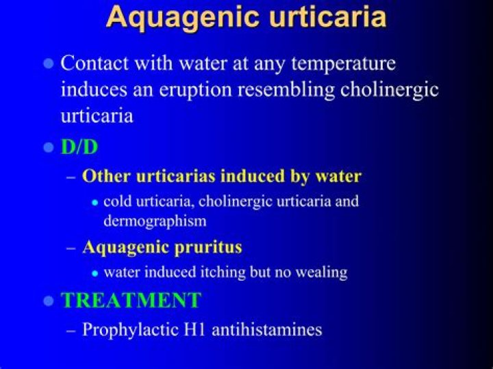 Who discovered aquagenic urticaria?
